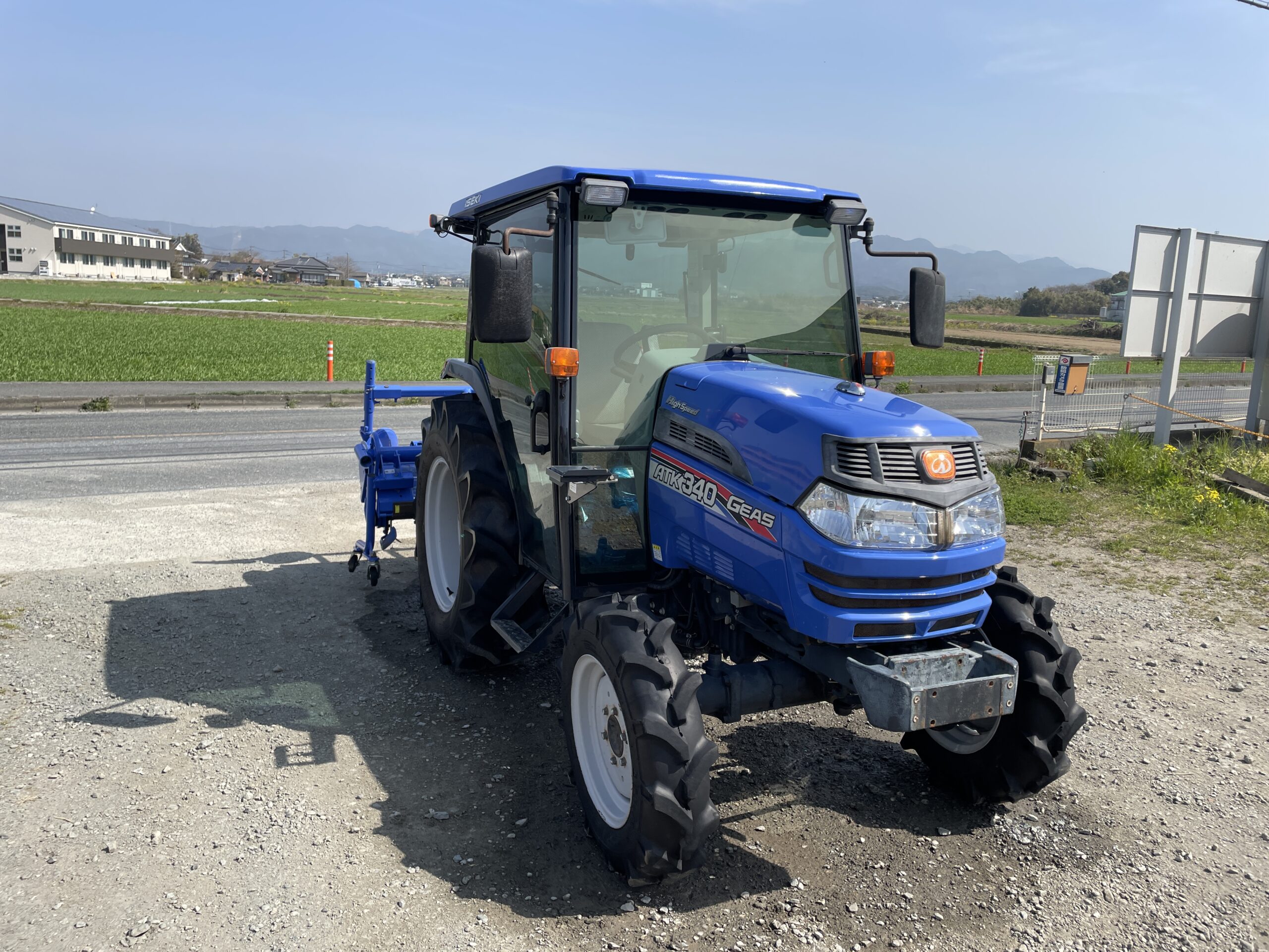 SOLD OUT】イセキ トラクタ ATK340 34馬力 キャビン エアコン フロント