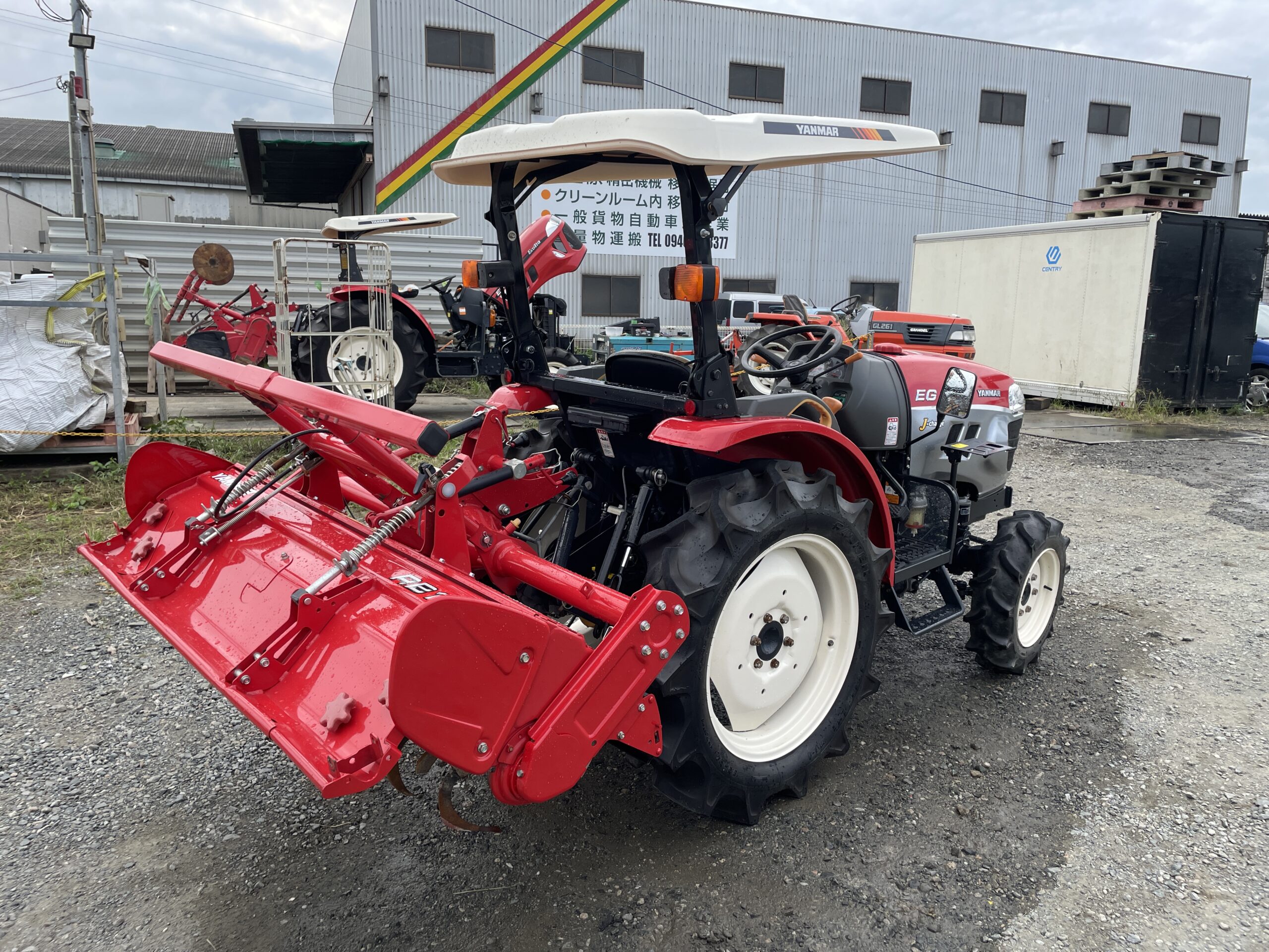 【SOLD　OUT】ヤンマー　トラクター　EG224X　649ｈ　Jチェンジ　ライナーハローEL220セット　逆転　水平　【農機具でっく】【茨城】【トラクター】 SOLD OUT】ヤンマー トラクター EG224X 649h Jチェンジ ライナー